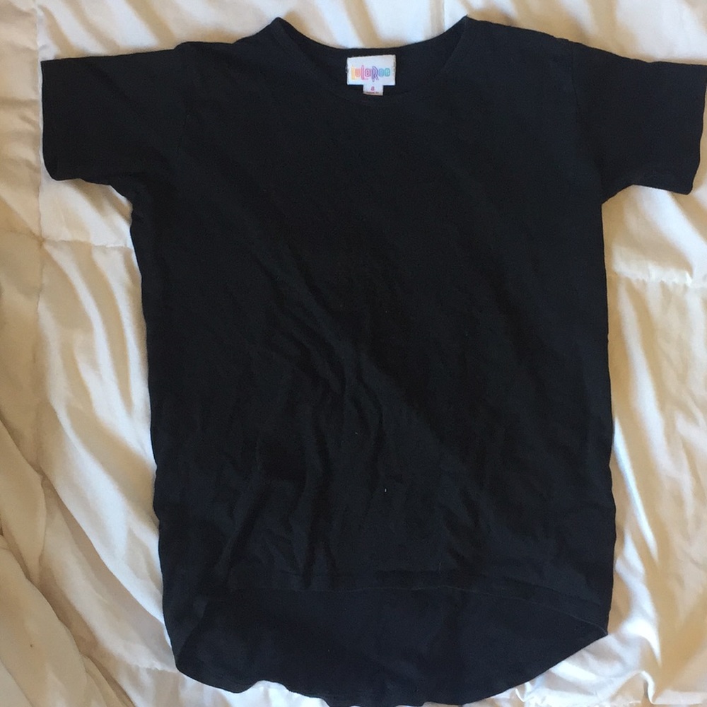 LulaRoe kids black tee